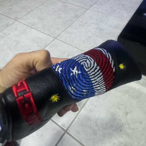 Golf Putter Head Cover America New 
Velcro version - Picture 5 of 5